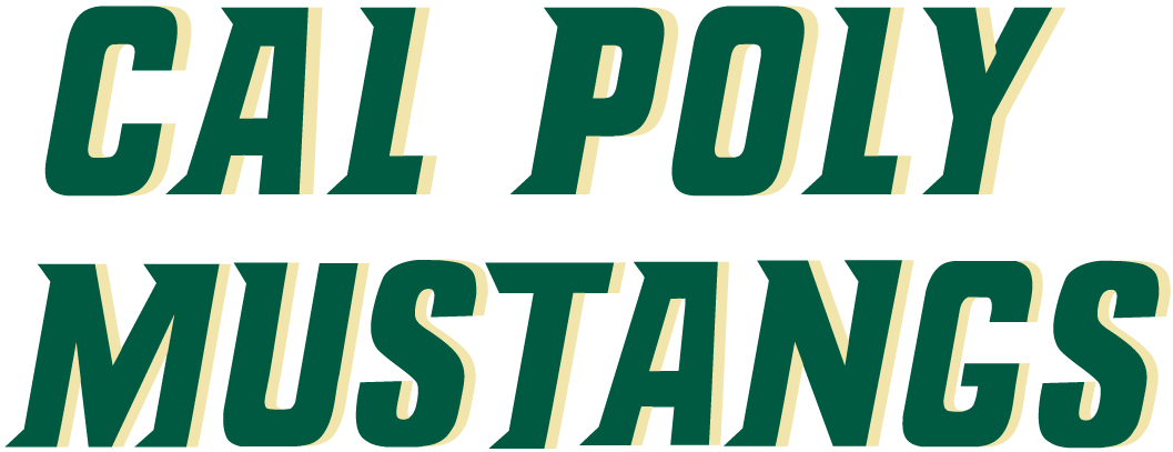 Cal Poly Mustangs 1999-Pres Wordmark Logo 03 iron on paper